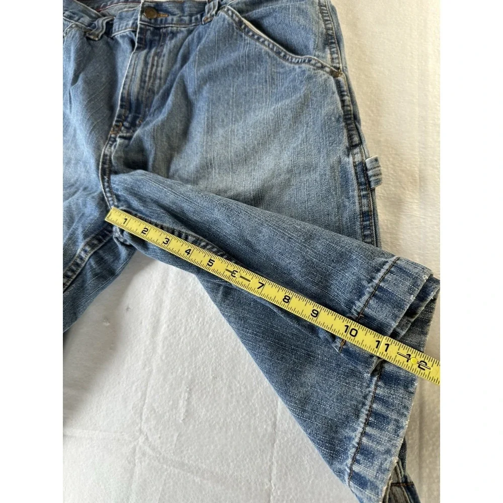 Vintage Chaps‎ Denim Shorts Mens 34 Blue Vintage Relaxed Fit Y2K Baggy Jorts